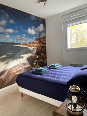 Appartement Le Rivage Finistérien, 4 personnes, à 5 mn de la plage des sables blancs